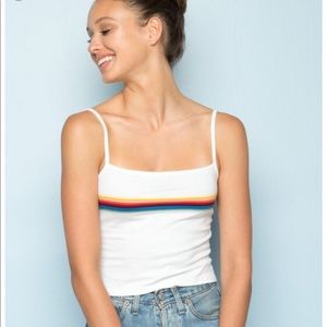 Brandy Melville rainbow tank